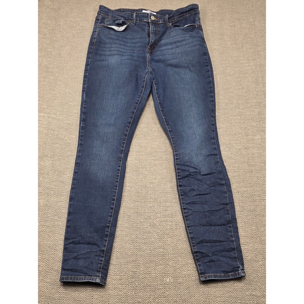 Denizen from Levi's Womens High Rise Skinny Jeans Dark Wash Blue 12M W31‎ L30